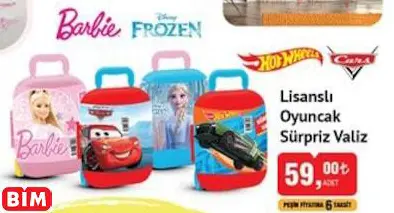 LİSANSLI OYUNCAK SÜRPRİZ VALİZ LİSANSLI OYUNCAK SÜRPRİZ VALİZ